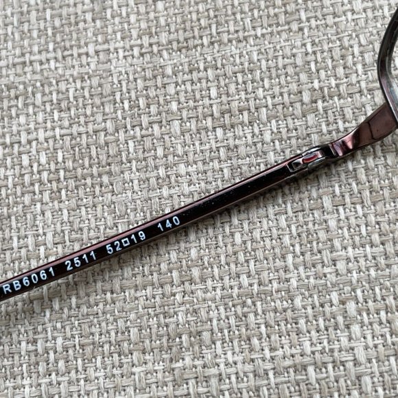 Vintage Ray-Ban Eyeglasses Frame RB6061 52[]19 140 Made in Italy Read Descriptio - Picture 7 of 11